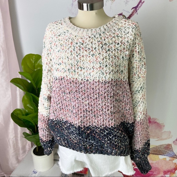 🌿IVORY MULTI SWEATER🌿 - Picture 5 of 8